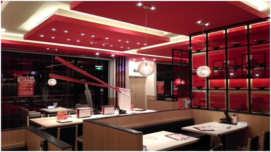 味千沈阳星摩尔购物中心店的竣工图!