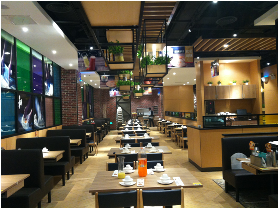 雅美世界装修的中式快餐店-“九毛九”南京秦淮水游城店开业了。南京这家九毛九餐厅位于南京市秦淮区健康路1号水游城2B-S01铺,面积508平方米,由雅美世界带领团队完成该连锁店装修。下面请一起欣赏“九毛九”南京秦淮水游城店的竣工图片吧!